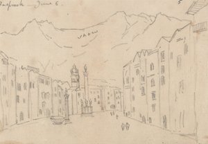 Innsbruck, 6 juni door John Robert Cozens